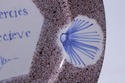 F74963: Ceramic Hand Crafted English Grace Plate