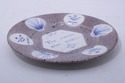 F74963: Ceramic Hand Crafted English Grace Plate
