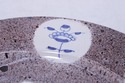 F74963: Ceramic Hand Crafted English Grace Plate