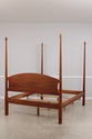 74966: STICKLEY Cherry Pencil Post Queen Size Bed