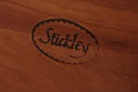74966: STICKLEY Cherry Pencil Post Queen Size Bed