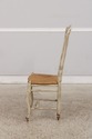 L74977: Set of 4 HABERSHAM Rush Seat Country Frenc
