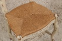 L74977: Set of 4 HABERSHAM Rush Seat Country Frenc