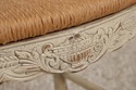 L74977: Set of 4 HABERSHAM Rush Seat Country Frenc