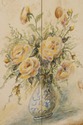 L74979: HABERSHAM Crackle Paint 2 Door Cabinet