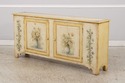L74979: HABERSHAM Crackle Paint 2 Door Cabinet