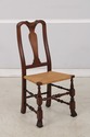 L75027:  Set of 8 Country Queen Anne Rush Seat Din