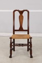 L75027:  Set of 8 Country Queen Anne Rush Seat Din