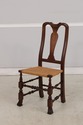 L75027:  Set of 8 Country Queen Anne Rush Seat Din