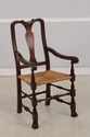 L75027:  Set of 8 Country Queen Anne Rush Seat Din