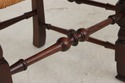 L75027:  Set of 8 Country Queen Anne Rush Seat Din