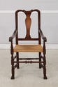 L75027:  Set of 8 Country Queen Anne Rush Seat Din
