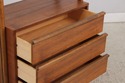 F75042: Mid Century Modern Walnut Bookcase Etagere