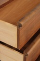 F75042: Mid Century Modern Walnut Bookcase Etagere