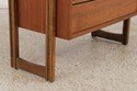 F75042: Mid Century Modern Walnut Bookcase Etagere