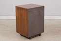 F75044: Pair Of DREXEL Perspective Walnut Nightsta