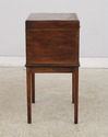 F75051: Antique Early 19th C. Flame Walnut Wine Ce