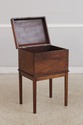F75051: Antique Early 19th C. Flame Walnut Wine Ce