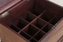 F75051: Antique Early 19th C. Flame Walnut Wine Ce