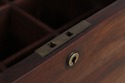 F75051: Antique Early 19th C. Flame Walnut Wine Ce