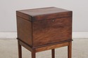 F75051: Antique Early 19th C. Flame Walnut Wine Ce
