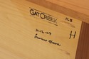 75052: GAT CREEK Cherry 4 Drawer Nightstand