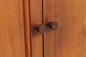 F75053: Walnut Mid Century Modern Gentlemens Chest