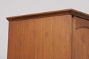 F75053: Walnut Mid Century Modern Gentlemens Chest