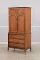 F75053: Walnut Mid Century Modern Gentlemens Chest
