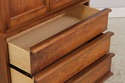 F75053: Walnut Mid Century Modern Gentlemens Chest