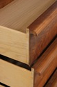 F75053: Walnut Mid Century Modern Gentlemens Chest