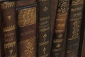 L75058: MAITLAND SMITH Leather Wrapped Book Spline