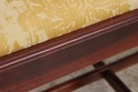 75068: Chippendale Style Mahogany Window Bench