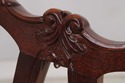 75068: Chippendale Style Mahogany Window Bench