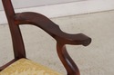 75068: Chippendale Style Mahogany Window Bench