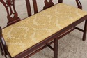 75068: Chippendale Style Mahogany Window Bench