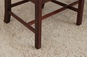 75068: Chippendale Style Mahogany Window Bench