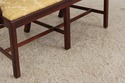 75068: Chippendale Style Mahogany Window Bench