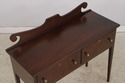 L75075: Virginia Style Bench Made Mahogany 2 Drawe