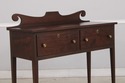 L75075: Virginia Style Bench Made Mahogany 2 Drawe