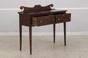 L75075: Virginia Style Bench Made Mahogany 2 Drawe
