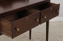 L75075: Virginia Style Bench Made Mahogany 2 Drawe