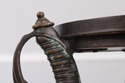 75089: THEODORE ALEXANDER Marble Top Sword Table