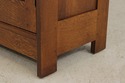75104: STICKLEY Mission Oak 2 Glass Door China Cab