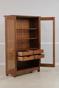 75104: STICKLEY Mission Oak 2 Glass Door China Cab