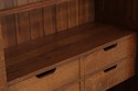 75104: STICKLEY Mission Oak 2 Glass Door China Cab