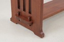 75132: STICKLEY Mission Oak Flip Top Harvest Conso