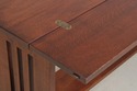 75132: STICKLEY Mission Oak Flip Top Harvest Conso