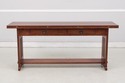 75132: STICKLEY Mission Oak Flip Top Harvest Conso
