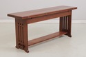 75132: STICKLEY Mission Oak Flip Top Harvest Conso
